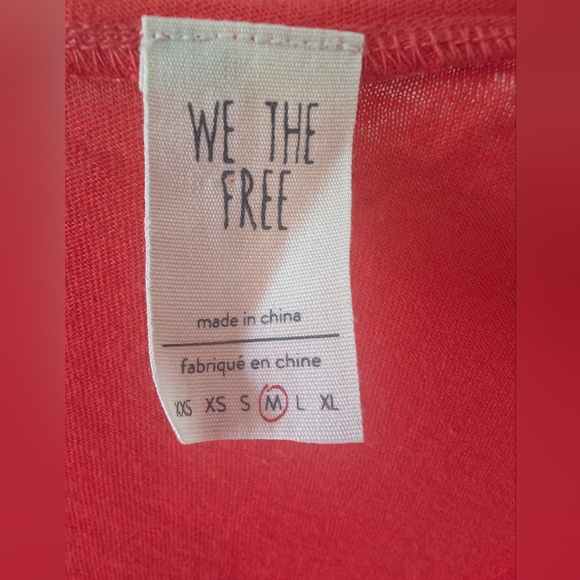 Free People Orange Sleeveless Top Size Medium - Picture 4 of 9